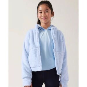 Athleta So Toasty Tugga Sherpa Fleece Jacket XL 14